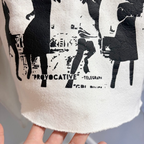 Rare P Riot Punk Band Merch Vintage Lee Heavyweight Cotton Blend Sweatshirt - Picture 10 of 16